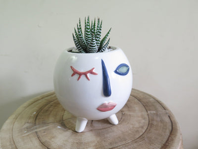 Quirky Face Planter with feet