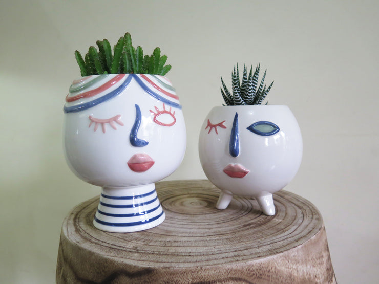 Quirky Face Planter with feet